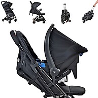 Burigotto Zap Black: Carrinho + Bebê Conforto - imagem 2