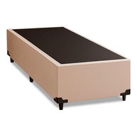 Base Cama Box Solteiro 88x188x38cm Bege Suede Veludo Prince - Design Sofisticado e Conforto Duradouro - imagem 1