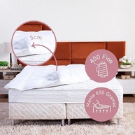 Pillow Top Toque de Pluma 650g/m² 5cm - Conforto Hotelaria no Seu Quarto (Casal) - imagem 4