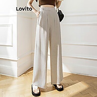Calça Vintage Lovito: Estilo Assimétrico e Conforto! - imagem 2