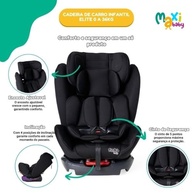 Cadeira de Carro Maxi Baby Elite 4 em 1: Segurança e Conforto de 0 a 36kg (Preta) - imagem 5