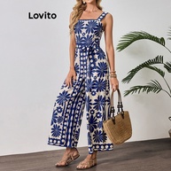 Macacão Boho Floral Lovito: Estilo e Conforto! - imagem 2
