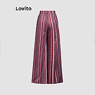 Calça Boho Tribal Franzida Lovito: Estilo e Conforto! - imagem 2