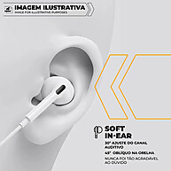 Fone Gshield Dual Air Tipo C: Som Imersivo e Conforto - imagem 2