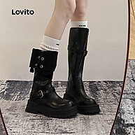 Botas Lovito Plataforma: Estilo Retrô e Conforto - imagem 2
