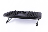 Apoio Pés Ergonômico Roldana Central 1.5.2.1 Preto - Conforto e Postura em Qualquer Ambiente - imagem 5