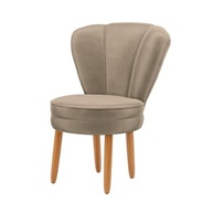 Poltrona de Recepção em Veludo Cappuccino - Estilo Moderno e Conforto Premium - imagem 2