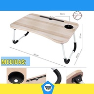 Mesa Portátil Dobrável Madeira para Notebook: Conforto e Versatilidade no Home Office e Lazer - imagem 3