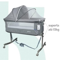 Berço Moisés Co-bed Cinza com Mosquiteiro KaBaby - Segurança e Conforto para Bebês - imagem 4