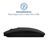 Mouse Sem Fio Slim Recarregável: Conforto, Precisão e Liberdade Total! - imagem 5