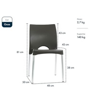 Kit com 2 Cadeiras Boston Modernas - Estilo Nórdico e Conforto para sua Casa - imagem 3