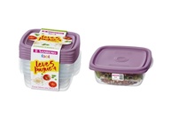 Conjunto de 5 Potes Plásticos Herméticos Sanremo 530ml - Linha Fácil - imagem 5