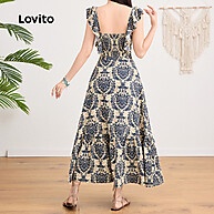 Conjunto Boho com Estampa Tribal e Babados - Saia com Zíper - imagem 1