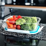 Conjunto de 3 Potes de Vidro Retangulares 1040ml com Tampa Hermeticamente Fechada - Ideal para Armazenamento de Alimentos - imagem 5