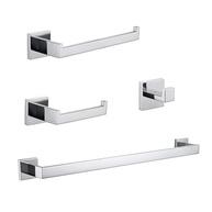Conjunto de 4 Acessórios para Banheiro em Aço Inoxidável 304 - Moderno e Resistente - imagem 2