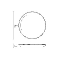 Conjunto com 6 Pratos Raso Bio Stoneware Clay 27,5cm - Seguro para Forno, Microondas e Lava-Louças - imagem 4