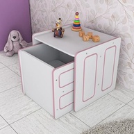 Conjunto Mesa e Cadeira Infantil Montessoriano Cubo - Estimule Aprendizagem e Criatividade - imagem 5