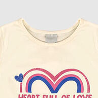 Conjunto Malwee: Blusa Heart & Legging Divertida! - imagem 1