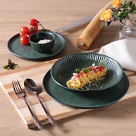 Conjunto com 6 Pratos Raso Porto Brasil Linhas Greenery 27,5cm - Design Moderno e Resistente - imagem 3