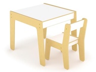 Conjunto Mesa e Cadeira Infantil Montessori Junges - Madeira Reflorestada - imagem 3
