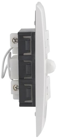 Tramontina Conjunto 4x2 Variador de Ventilador Bivolt Liz Branco - Controle Total de Velocidade - imagem 5