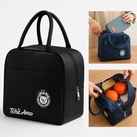 Bolsa Térmica Marmita Escolar e Fitness - Conserva Quente e Frio com Estilo (Preto) - imagem 5