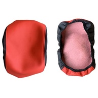 Capa de Console Central em Couro Premium para Dodge RAM 1500/2500/3500 (2019-2023) - Proteção e Estilo Vermelho com Preto - imagem 4
