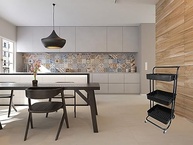 Carrinho Organizador Multiuso 3 Prateleiras Conthey com Rodinhas - Estante Versátil em Preto para Cozinha, Escritório e Banheiro - imagem 3