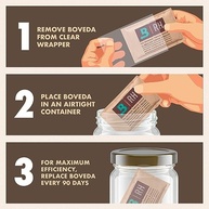 Boveda 320g - Controle de Umidade Bidirecional 62% para Armazenamento Perfeito - imagem 5