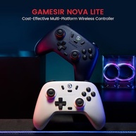 Controle GameSir Nova Lite 2.4G/Bluetooth: Jogue PC, iPhone, Android, Switch e Steam Deck com Gatilhos Hall e Turbo (Roxo Escuro) - imagem 3