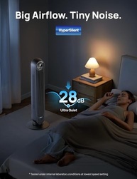 Dreo Ventilador de Torre Inteligente Silencioso 28 dB com Controle por App e Oscilação 90° - imagem 4