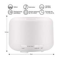 Difusor de Aromas Elétrico 500ml com LED 7 Cores, Controle Remoto, Umidificador e Purificador de Ar - imagem 3