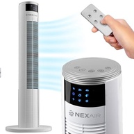 Ventilador de Torre Silencioso com 3 Velocidades, Oscilação e Controle Remoto - Ideal para Quarto e Escritório - imagem 2