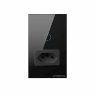 Interruptor Inteligente Novadigital Wi-Fi 1 Botão Touch: Controle Sua Casa com Voz e App! - imagem 1