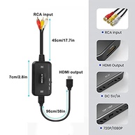 Conversor RCA para HDMI Universal | Reviva Seus Clássicos em Alta Definição - imagem 3