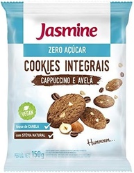 Jasmine Cookies de Cappuccino e Avelã Integral Zero Açúcar 120g - imagem 1