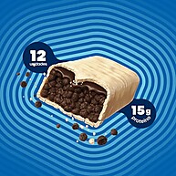 BOLD Crunch Cookies & Cream: 12x Barra Proteína 15g - imagem 3