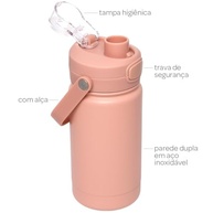 Copo Térmico Buba Parede Dupla 350ml - Mantenha Bebidas Quentes ou Frias por Mais Tempo - imagem 4