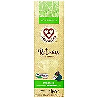 Café Espresso Orgânico Rituais 3 Corações - 10 Cápsulas - imagem 1