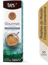 Capsula de Café Espresso Gourmet Chapada Diamantina TRES 3 Corações 10 unid - imagem 2