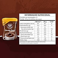 3 Corações Chocolate Quente Cremoso: Sabor Intenso 180g - imagem 1