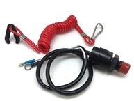 Cordão de Segurança e Interruptor de Parada para Motores de Barco ITACO - Compatível Yamaha, Honda, Tohatsu e Mais - imagem 4