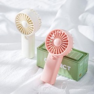Mini Ventilador Portátil Rosa com Cordão - Ultra Silencioso e Compacto - imagem 2
