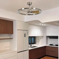 Ventilador de Teto com Luz LED 70cm | 6 Velocidades, 3 Cores, Controle Remoto, Motor DC Silencioso - imagem 3