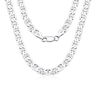 Corrente Piastrine Prata 925: Elegância em 70cm - imagem 1