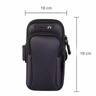 Braçadeira Esportiva Premium: Suporte Celular Universal para Corrida, Treino e Ciclismo (Preta) - imagem 3