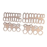oshhni Moldes para Cortar Olhos de Boneca em Metal Reutilizável - Estêncil Portátil para Artesanato - imagem 2