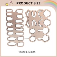 Fancyes Conjunto de Matrizes de Corte para Olhos de Bonecas - Ferramenta Precisa para Artesanato e Coleções - imagem 5