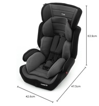 Cadeirinha Cosco Tour 9-36kg Cinza e Preto: Segurança e Conforto para Todas as Viagens - imagem 3
