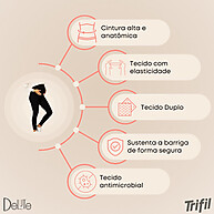 Legging Gestante Trifil: Conforto Sem Costura - imagem 2
